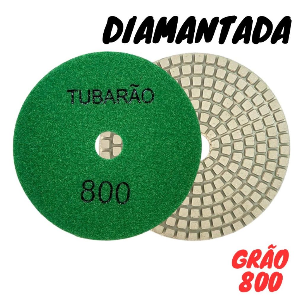Lixa Diamantada G800 Grão 800 Polir Mármore Granito Porcelanato