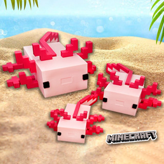 Axolote Rosa do Minecraft Articulado Decorativo Gamer Presente para Filho Enfeite Decoração Jogo em Oferta na Shopee