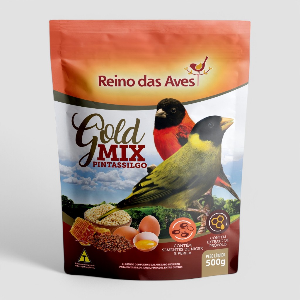 Ração Pintassilgo Gold Mix 500g