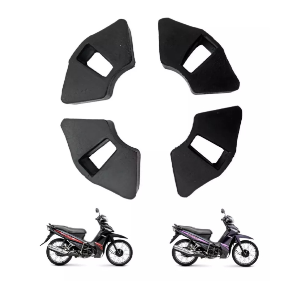 Bucha Coxim Coroa Ybr 125 Factor 125 Max 125 Nitrilica — imagem 2 de 2