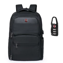 Mochila Bolsa Executiva Moda Masculina Feminina Notebook Cadeado Reforçada Resistente