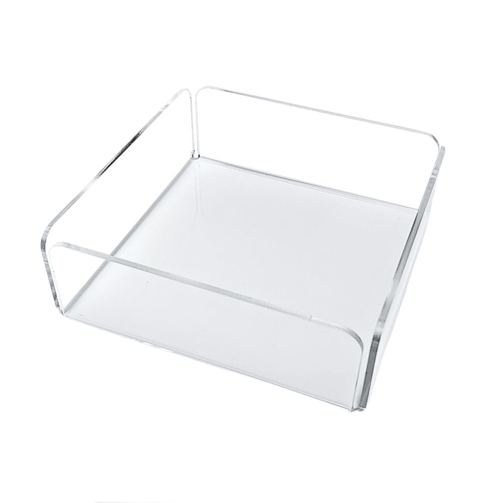 Bandeja Acrílico Transparente Cristal - Vários Tamanhos - Decoração e Organização