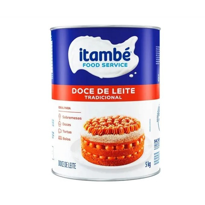 Doce De Leite Pastoso 5kg Lata Itambé