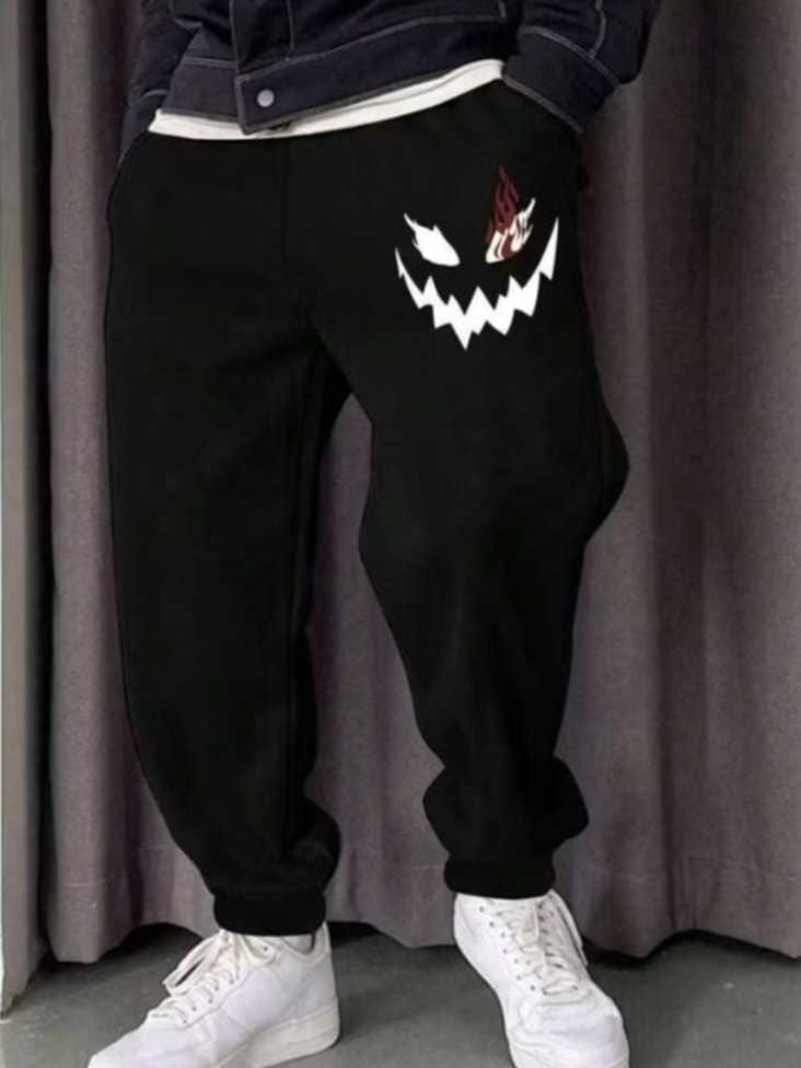 Calça Moletom Unissex Desenho Calça Inverno Lançamento Calça Casual Tecido Macio