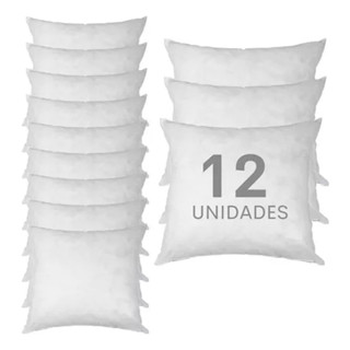 Kit 12 Refil Almofadas 45cm x 45cm de Espuma Extra Macio - Envio Imediato em Oferta na Shopee
