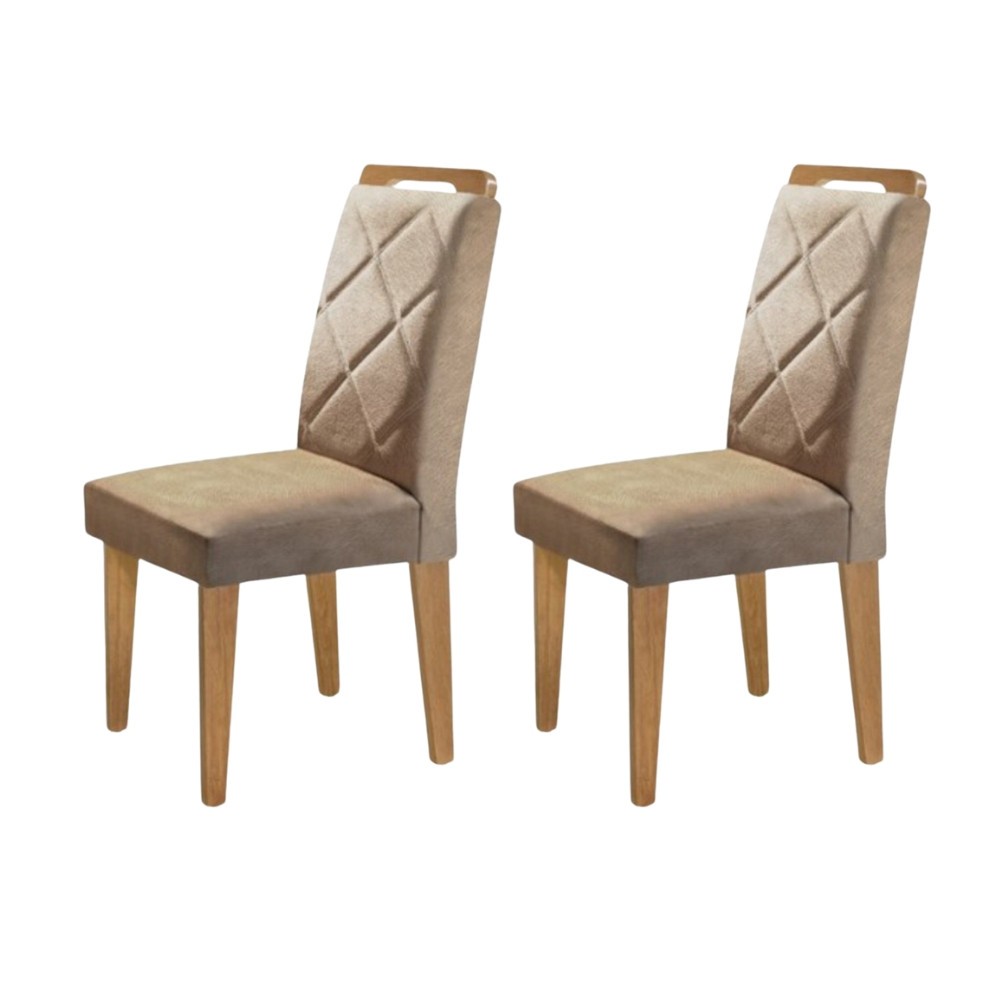 Conjunto com 2 Cadeiras Melissa Rufato em Oferta na Shopee