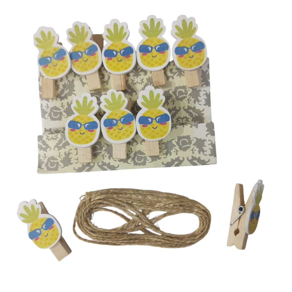 Mini Prendedor De Madeira P/ Fotos E Recados P/ Decoração em Oferta na Shopee