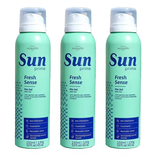 Pós Sol Sun Prime 150ml Refrescante, Hidratante e Cicatrizante