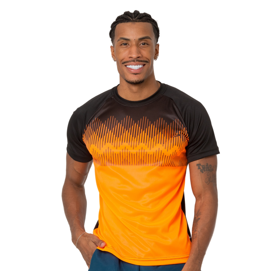 Camisa DRYFIT Esportiva Masculina Sublimada Colorida Para Academia em Oferta na Shopee