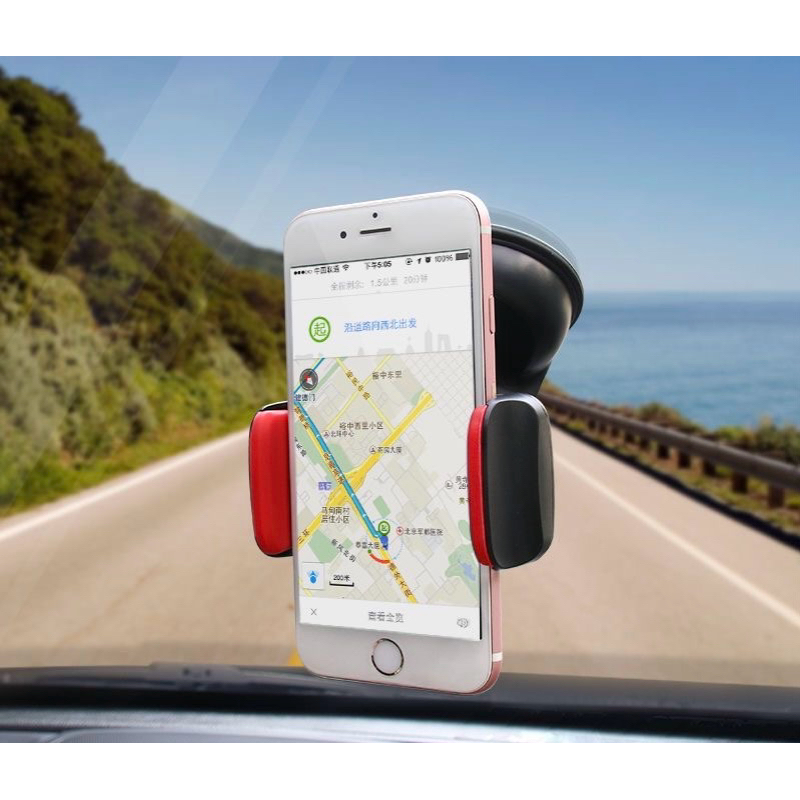 Suporte veicular universal smartphone com ventosa silicone