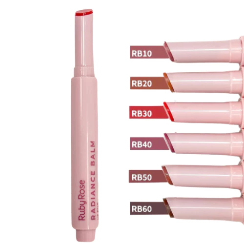 Lip Balm Labial Radiance Balm Linha Rosa by Ruby Rose - HB-L6501 em Oferta na Shopee
