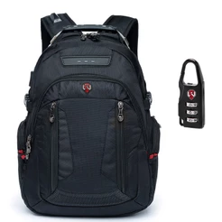 Mochila Swissport Executiva Faculdade Reforçada Masculina Cadeado