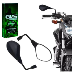 Retrovisor BMW F800 Haste Longa Rebaixada 90 Graus Lente Prata