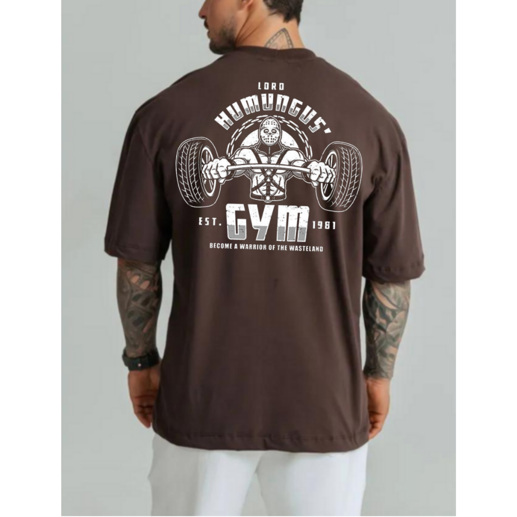 Camisa Oversized Masculino Moda Academia Musculação Bodybuilder Larga Grande Tecido PREMIUM