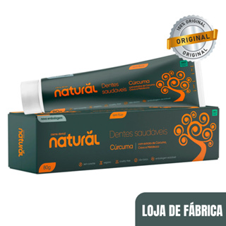 Creme Dental Orgânico Natural com Extratos de Cúrcuma Cravo e Melaleuca 80g em Oferta na Shopee