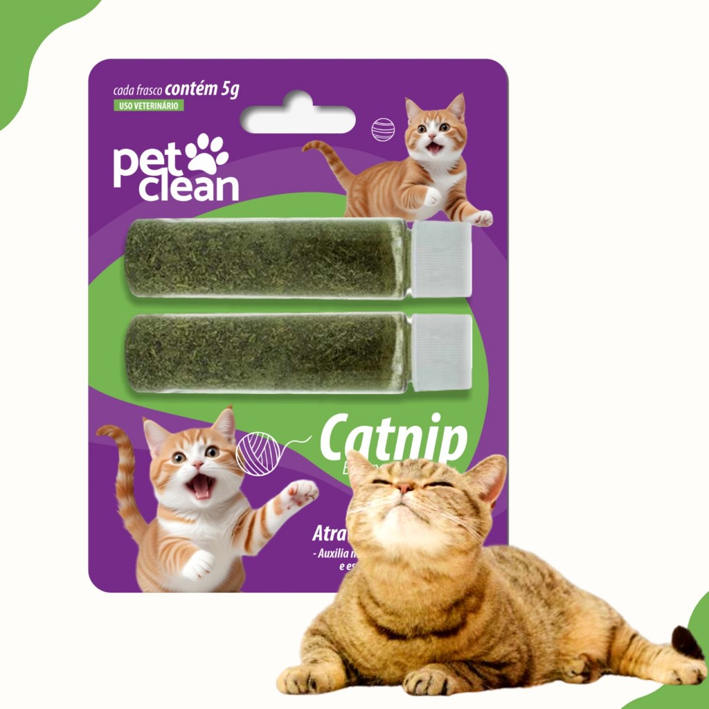 Catnip Erva Do Gato 100% Natural Deixa o Gato Feliz - 2 Unid Desidratado em Oferta na Shopee