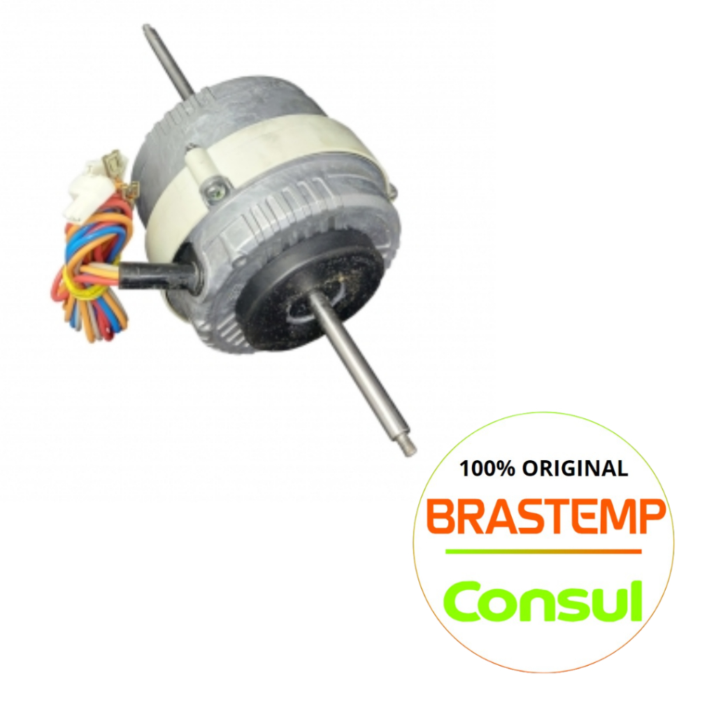 MOTOR VENTILADOR AR DE JANELA 10000BTUS 127V 2V 60HZ 1130 1110 RPM CONSUL