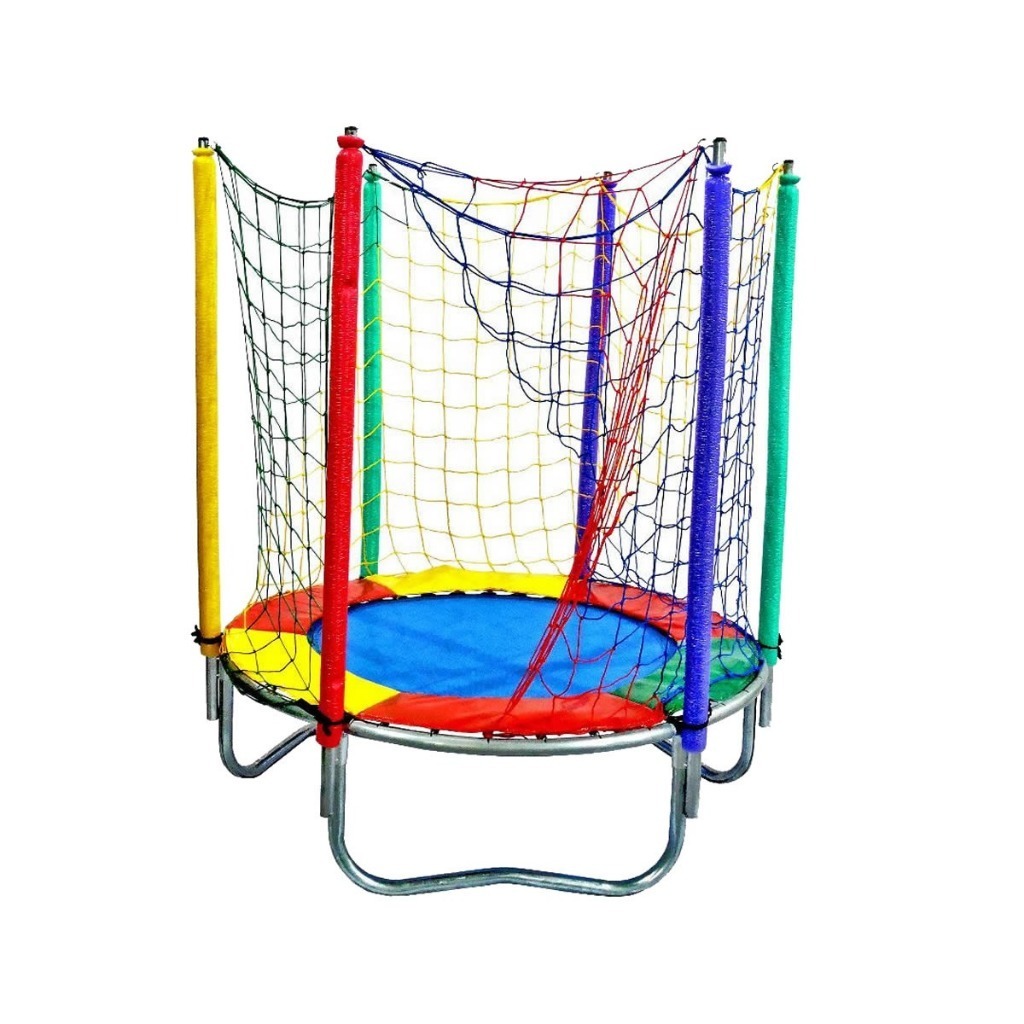 Cama Elástica Pula Pula Trampolim 1,40m Resistente Playground Infantil Rotoplay Direto Da Fabrica