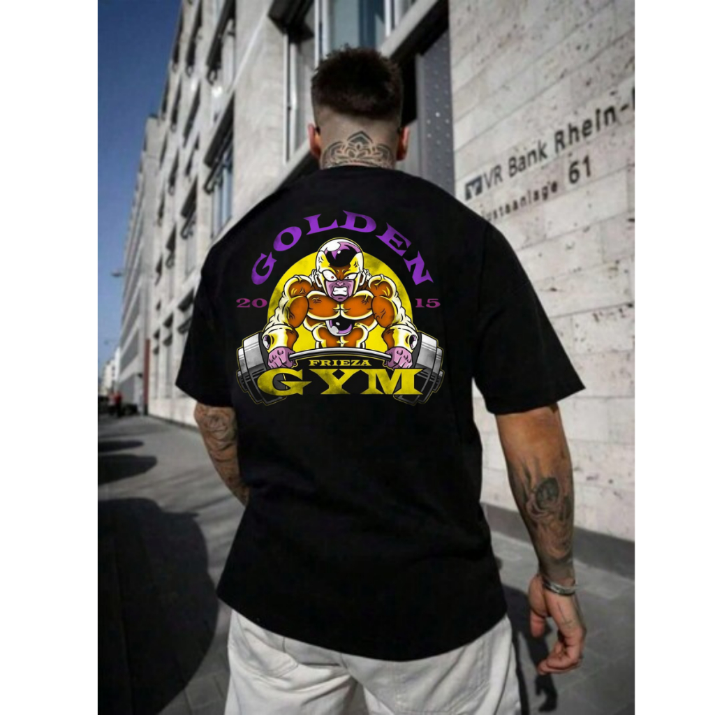 Camisa Camiseta Masculina Lançamento Oversized Tecido Premium INFINITY GYM Moda Casual Treino Academia