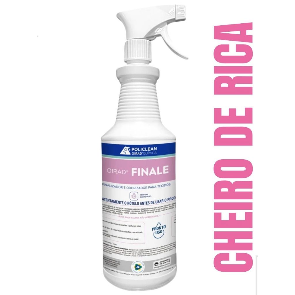 Oirad Finale Bouquet Cheiro de Rica Finalizador de Passadoria Concentrado 1 Litro Profissi...
