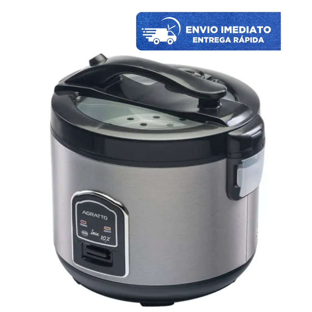 Panela Elétrica 220v Antiaderente Inox Agratto