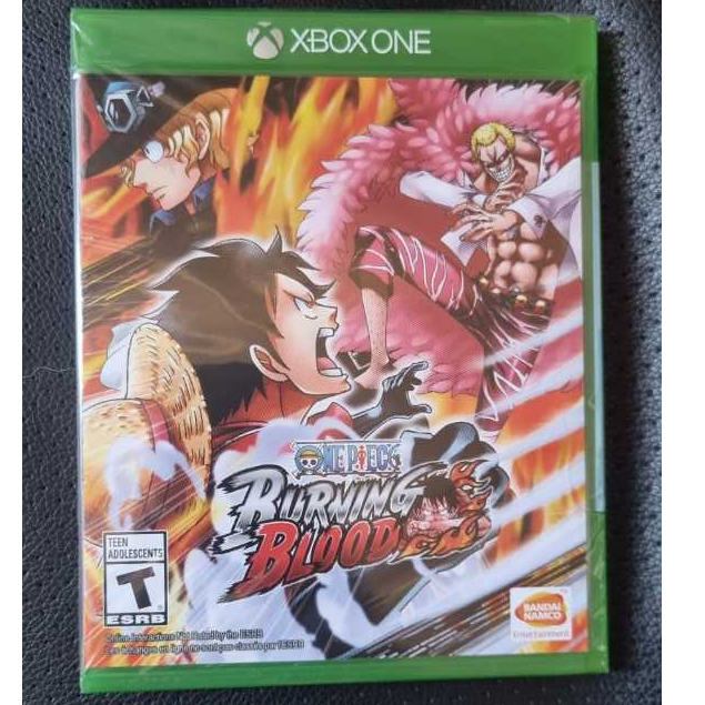 Jogo Novo Lacrado One Piece Burning Blood Xbox One Mídia Física Original