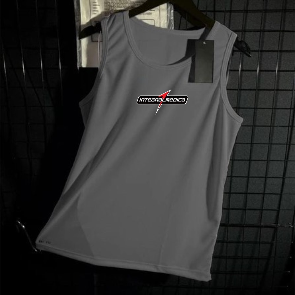 Regata Dry Fit  Masculina - Modelo regata Integral Médica Academia Corrida CrossFit Treinos Intensos