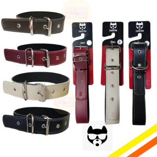 Coleira de Couro Forrada para Cachorro - ConforPet em Oferta na Shopee
