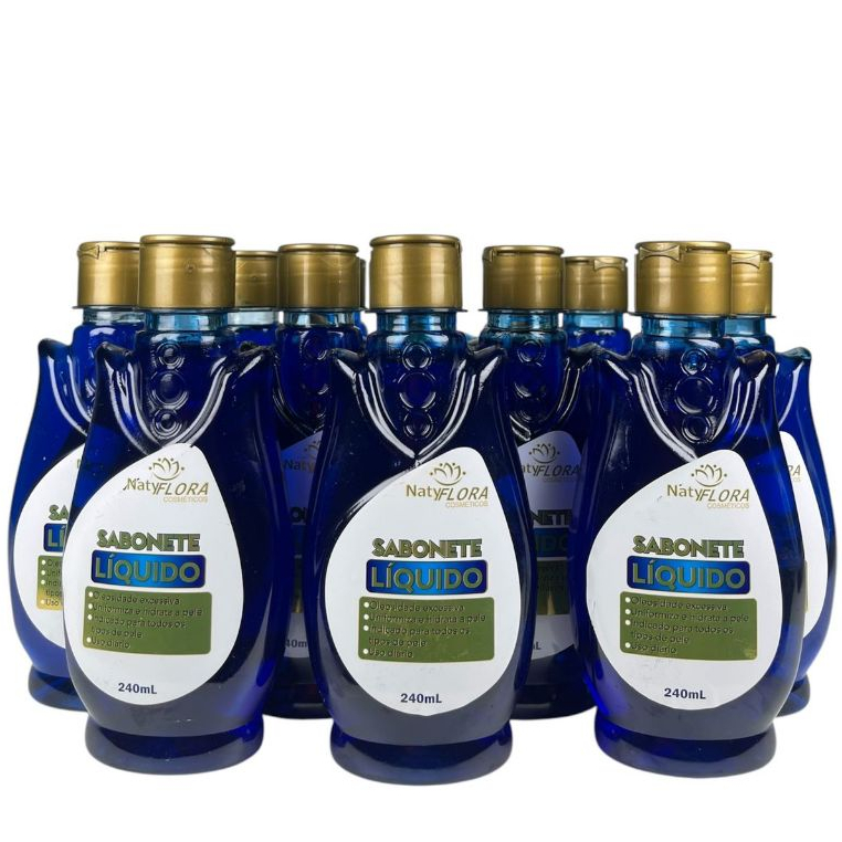 Kit com 12 Unidades de Sabonete Líquido Tira Manchas 240mL Original NatyFlora em Oferta na Shopee