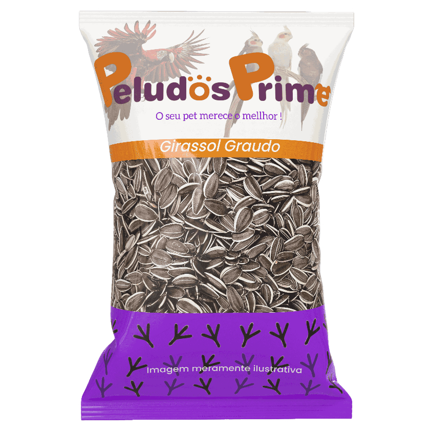 Semente de Girassol Graudo - 5kg - Alta Qualidade, Nutritiva e Econômica