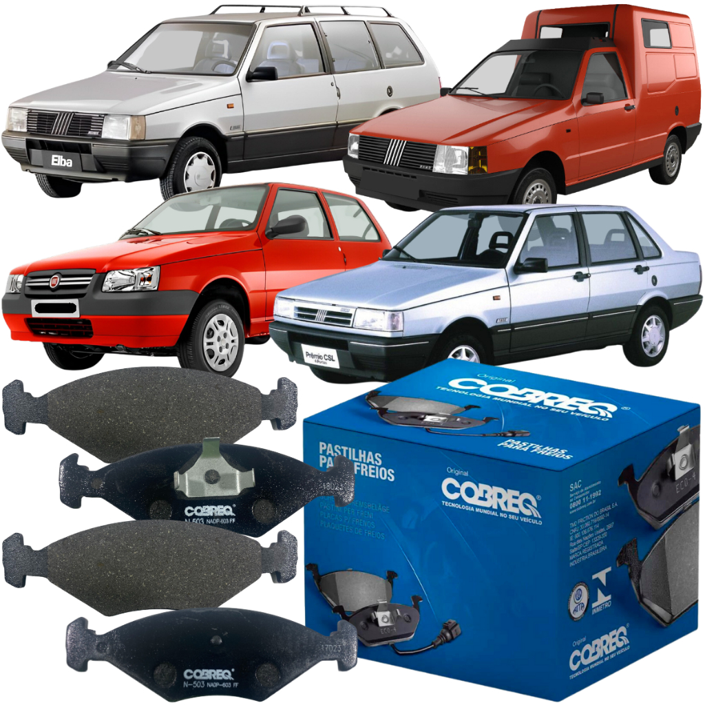 Jogo Pastilha Freio Dianteiro Fiat Fiorino Uno Elba Prêmio em Oferta na Shopee