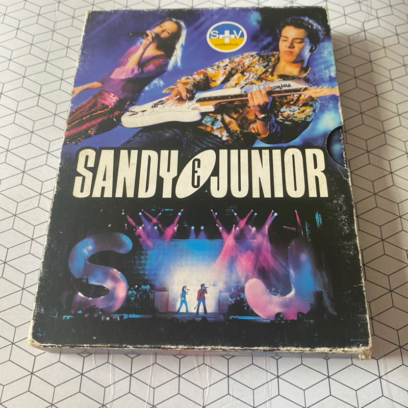 Box original RARO digipack Sandy e Júnior (2 cds e 1 dvd)