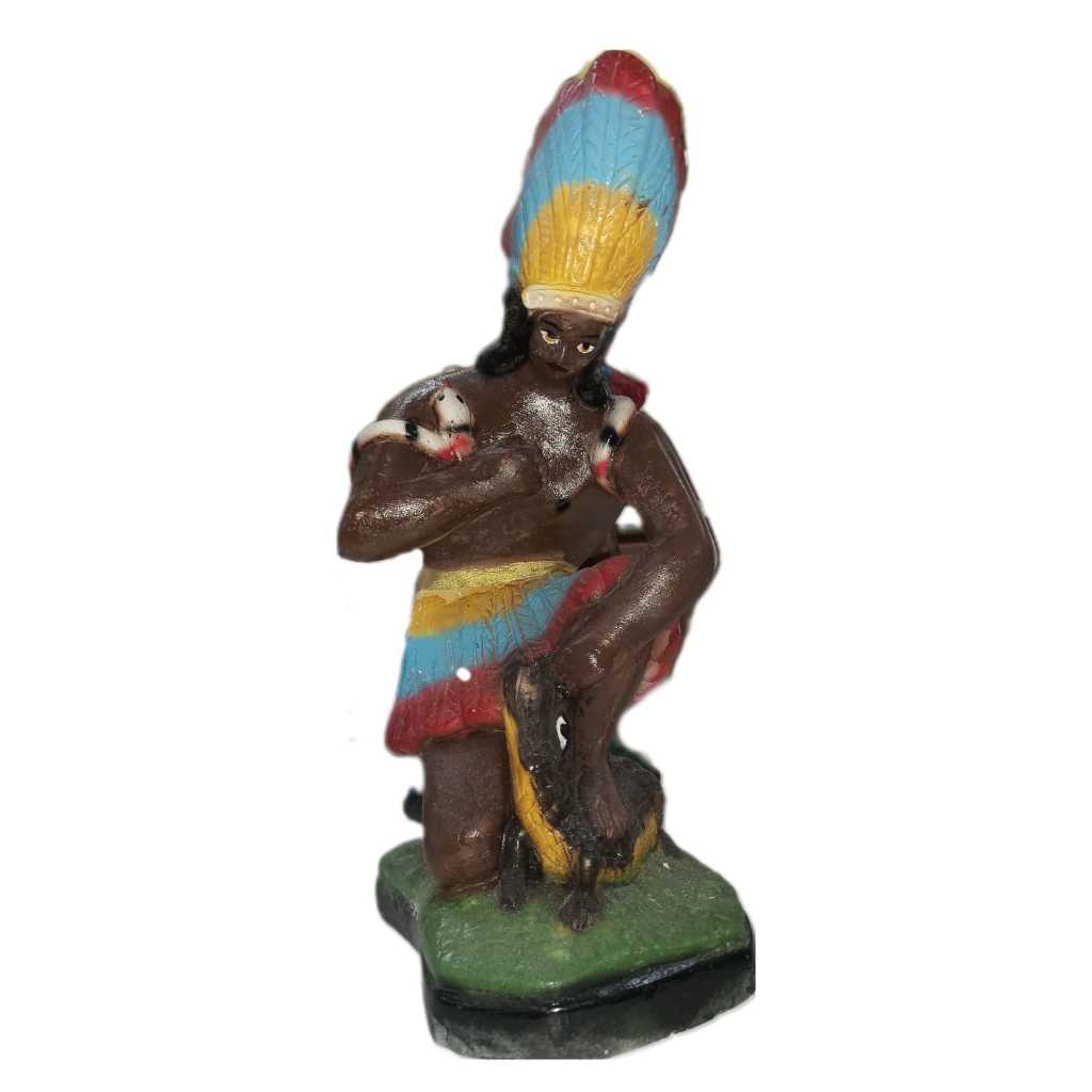 Estátua/ Escultura Caboclo Cobra Coral