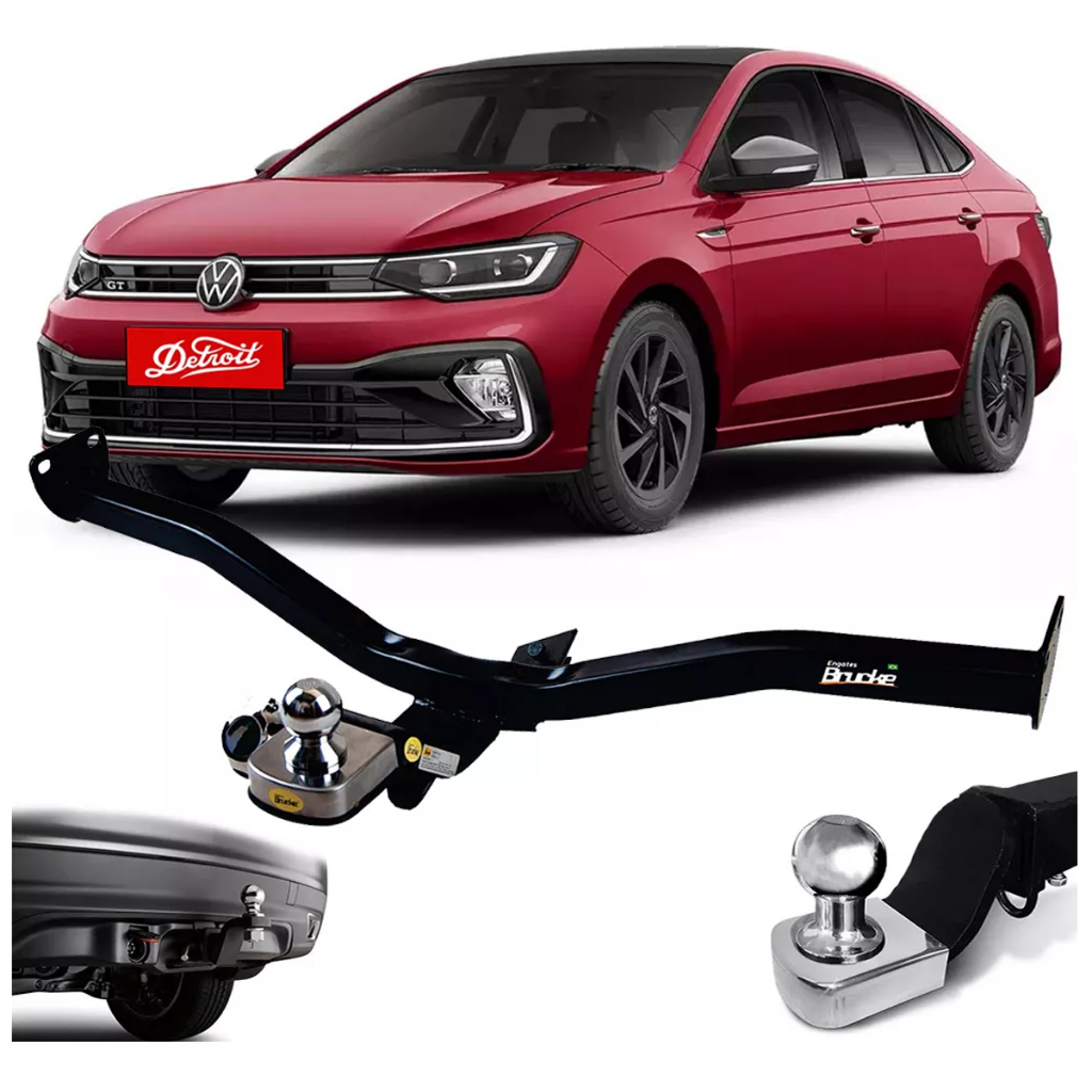 Engate  Reboque Vw Virtus 2017 A 2025 Tração 700kg Completo VW5038 em Oferta na Shopee