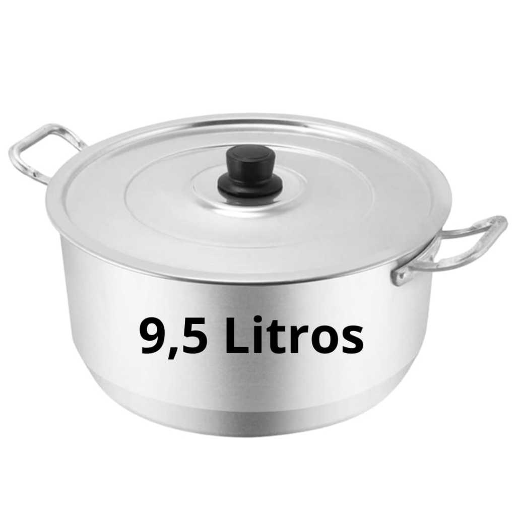 Caçarola Industrial Grande N30 Linha Hotel 9,5 Litros