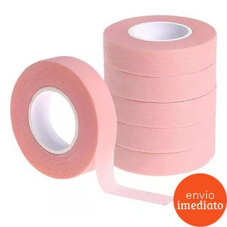 Fitas Transpore Rosa Antialérgica Para Extensão E Alongamento De Cílios 9m Envio Imediato