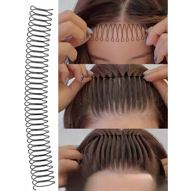 KIT 3 unidades de pente circular de ondas - Acessório de cabelo em Oferta na Shopee