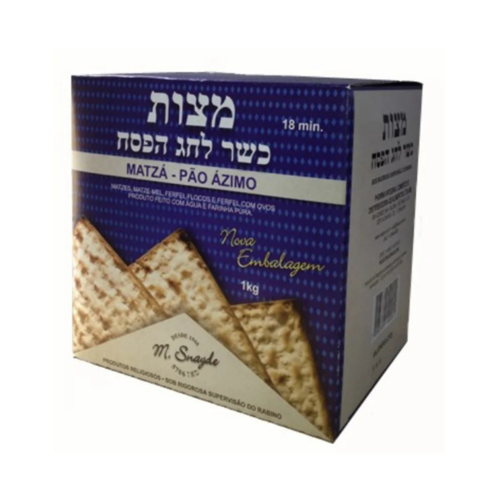 Matzá 1 Kg Pão Ázimo - M Snayde - 100% Kosher L'Pessach em Oferta na Shopee