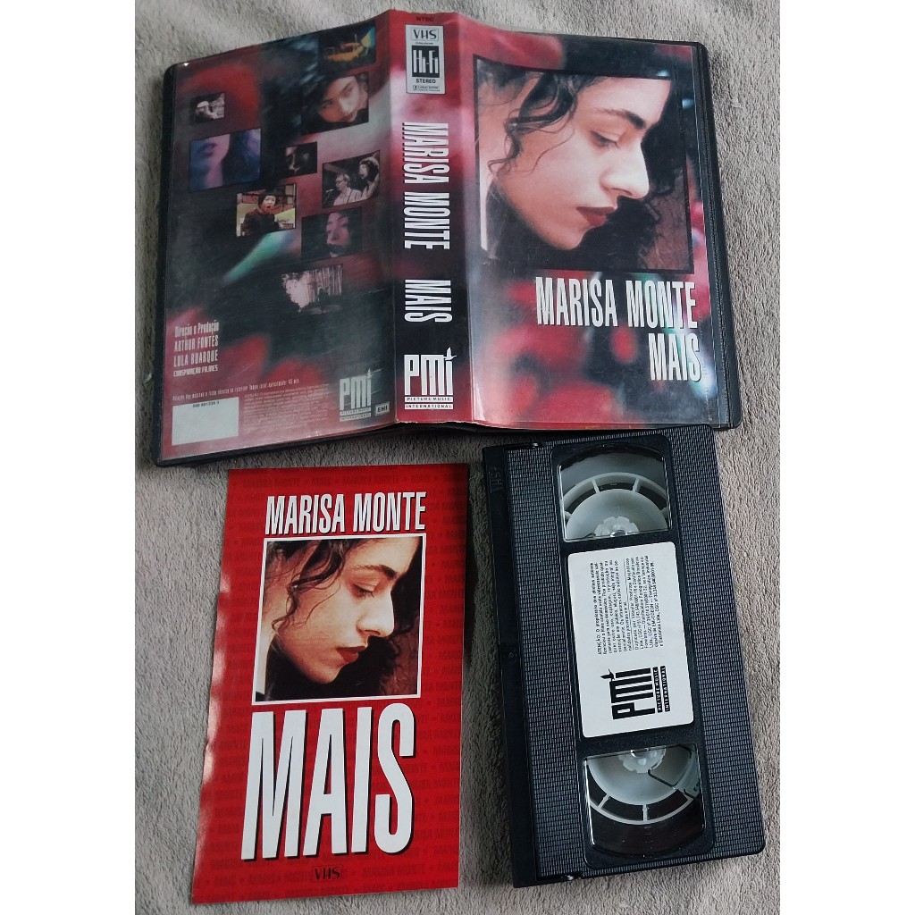 vhs original marisa monte - mais