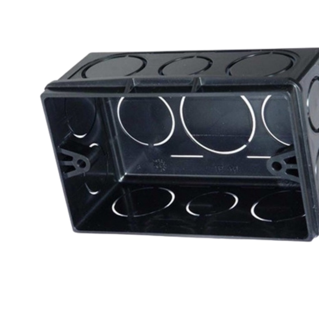 Kit conduite corrugado reforçado + 10 Caixinhas 4x2 Preta