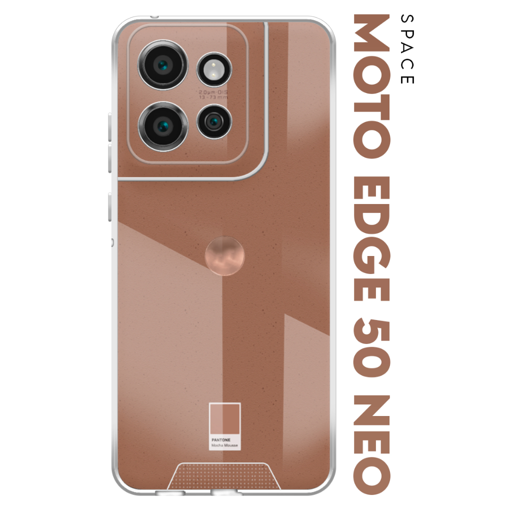 Case Capinha Case Anti Impacto Space Acrílico Protetora para Motorola Moto Edge 50 Neo xt2409 tela 6.4 pol
