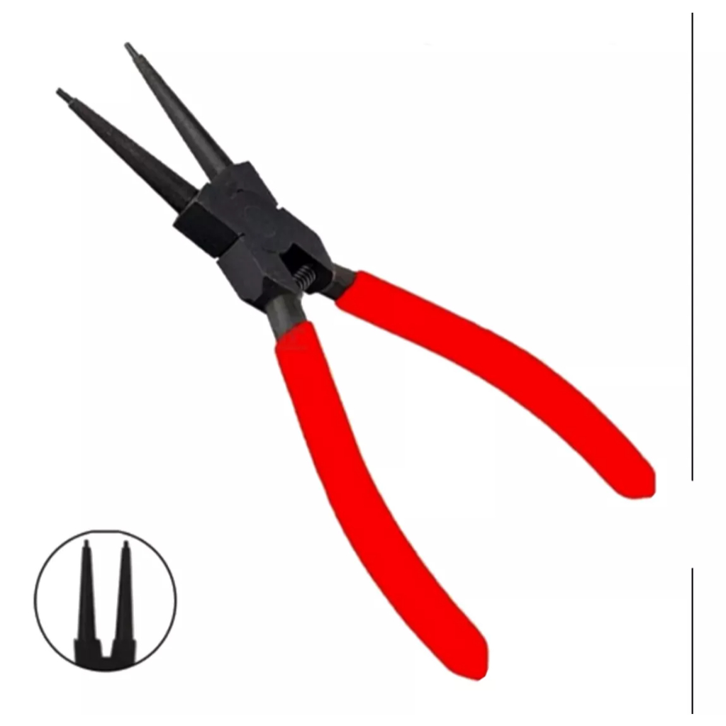 Alicate Anéis De Retenção Encaixe Fino Reto Interno 7 Pol. Profissional Hobby Várias Utilidades em Oferta na Shopee