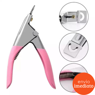 Alicate Cortador Unha Nail Postiça Gel Tips Acrílica Acrigel em Oferta na Shopee