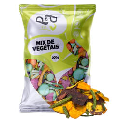 Mix P&P Vegetais e Legumes Desidratados Crocantes 200g