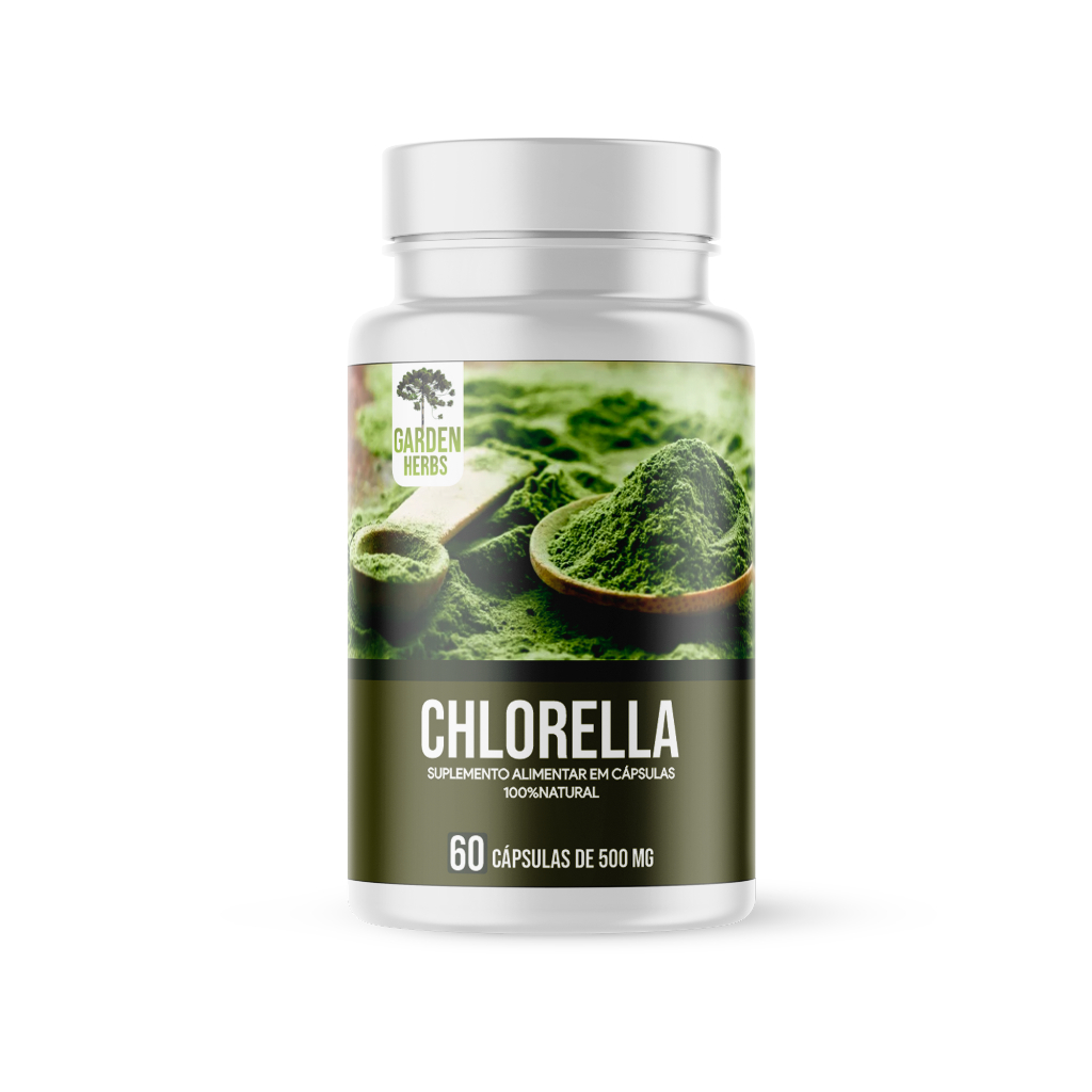 Chlorella ( Materia Prima 100% Pura ) 500 Mg - 60 cápsulas em Oferta na Shopee