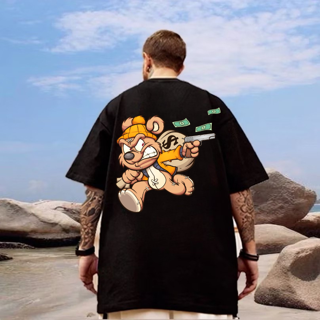 Camisa Camiseta Modelo Oversized Estilo Streetwear Lançamento Premium Confortável Unissex
