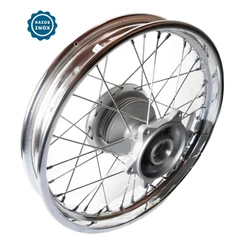 Roda Traseira Aro Traseiro Nxr Bros 125 150 Raio Inox 3.5MM Alinhado Desempenado Freio Á Tambor Lona