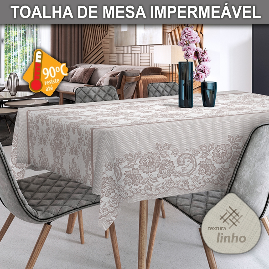 Toalha de Mesa Impermeável de Plástico Térmica Várias Estampas Quadrada Decoração Cozinha em Oferta na Shopee