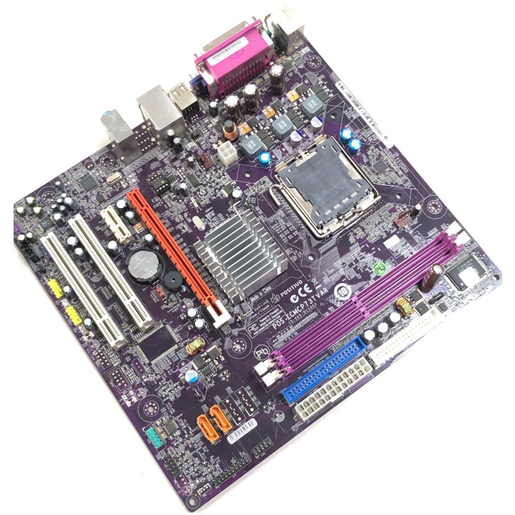 Placa mae ECMCP73TVAR 775 DDR2 S/ Espelho