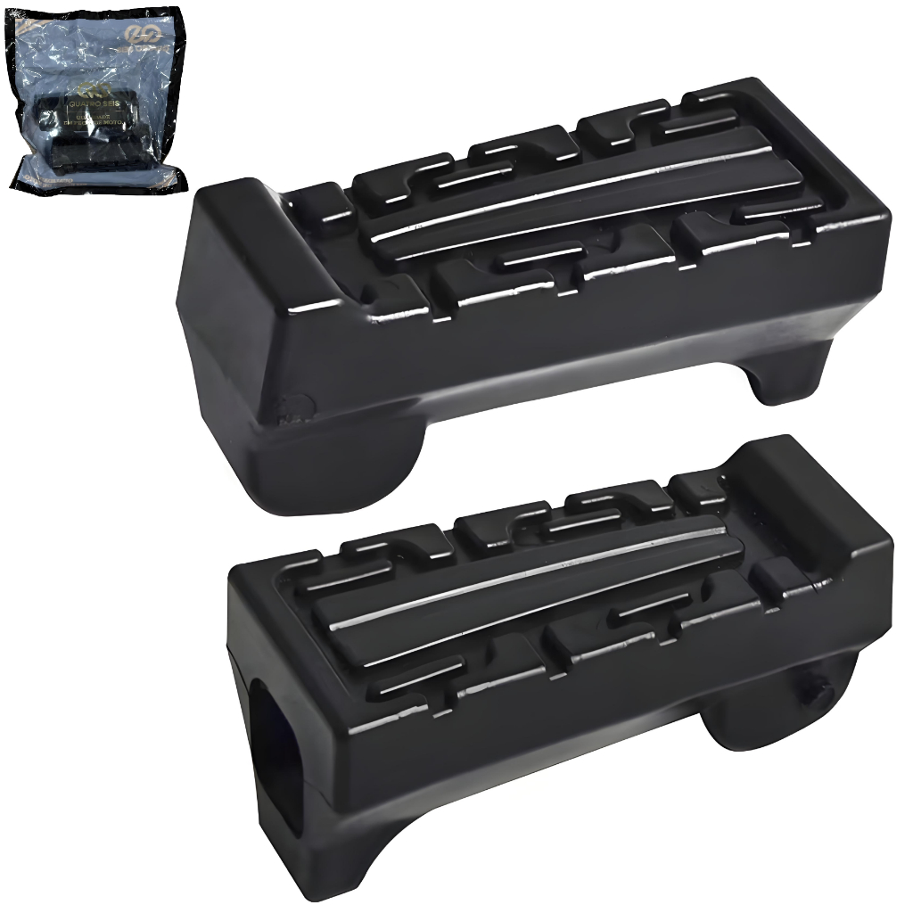 Borracha Do Pedal De Apoio Estribo Central Ybr 2002 A 08 Factor 125 2009 A 2015 Par